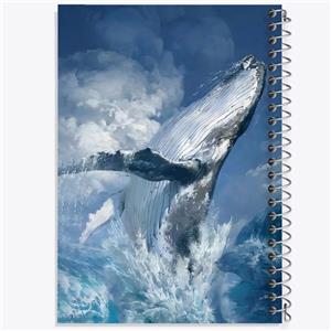 دفتر ژورنال نویسی 50 برگ خندالو مدل نقطه ای طرح وال کد F1356