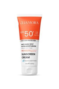 ضدآفتاب و ضدلک قوی eliamora spf50+