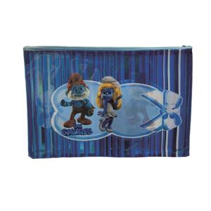 پوشه زیپ دار مدل فانتزی طرح اسمورف ها کد 63499