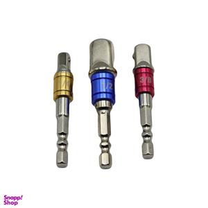 رابط بکس سر دریلی مدل YP-MAGNETI-1/4-3/8-1/2INCH مجموعه 3 عددی