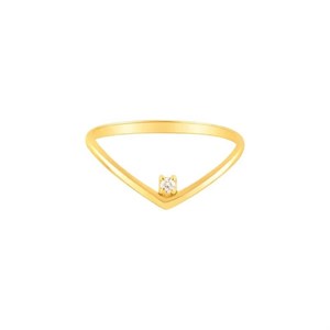 انگشتر طلا 18 عیار زنانه پرسته مدل WR455 Paraste WR455 Gold Ring For Women