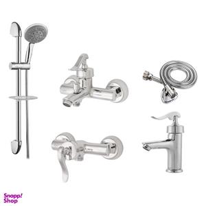 ست شیرآلات حکمت نشان مدل سلنا مجموعه 5 عددی