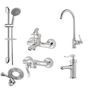 ست شیرآلات حکمت نشان مدل سلنا پلاس مجموعه 6 عددی