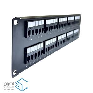 پچ پنل تلفن ونتولینک 50 پورت RJ11 (ویس پنل)
