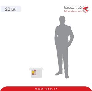 لگن وان 20 لیتری مستطیلی تک لایه تهران پلیمر یارا