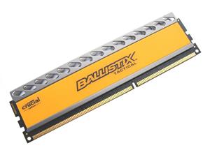 رم دسکتاپ DDR3 تک کاناله ۱۶۰۰ مگاهرتز CL8 کروشیال مدل Ballistix Tactical LP ظرفیت ۴ گیگابایت