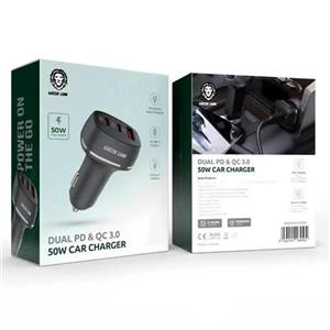 شارژر فندکی خودرو green lion car charger QC PD PD 50W