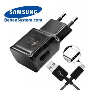 شارژر سریع اصلی موبایل سامسونگ Galaxy S9 به همراه کابل USB-C اصلی