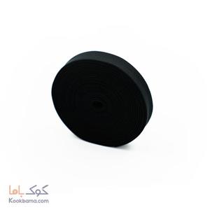 نوار اریب کتان 30 یاردی مشکی کد cs02