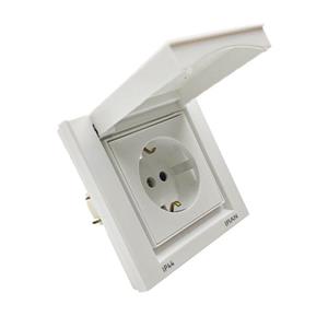 پریز برق ارت دار ایران الکتریک مدل بارانی IP44