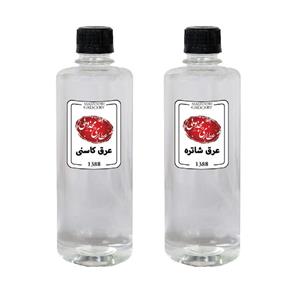 عرق کاسنی و شاتره عطاری مجذوبی  - 1 لیتر بسته 2 عددی