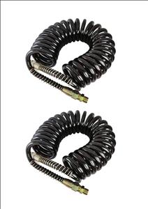 شیلنگ فنری پشت تریلی جفتی ( رنگ مشکی ) cbc