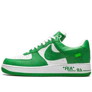 کتونی نایک ایرفورس 1 لویی ویتون سبز Nike Air Force 1 Louis Vuitton White Gym Green