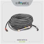 کابل 30 متری ROYAL HDMI با IC 