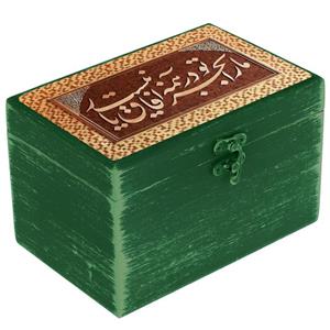 جعبه هدیه مدل سنتی طرح کاشی کد WB072