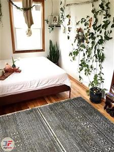 فرش فانتزی مهدیان گل برجسته اتاق خواب کد M102