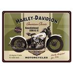 تابلو فلزی نوژا مدل Harley Davidson