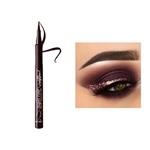 خط چشم قهوه‌ای شاین دار pen kota glitter eyeliner