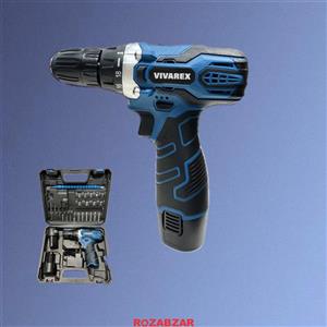 پیچگوشتی شارژی ویوارکس مدل Vr1210-2a  مجموعه 30 عددی