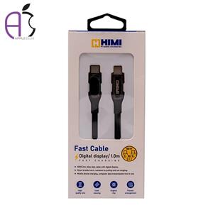 کابل تبدیل USB-C به USB-C هیمی مدل Fusion Max طول 1m- مشکی