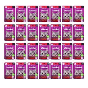 پوچ ویسکاس مدل گوشت گاو وزن 85 گرم بسته 28 عددی