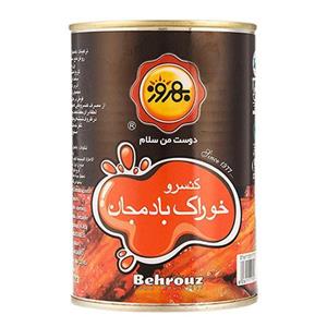 کنسرو خوراک بادمجان بهروز - 380 گرم