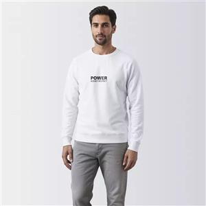 سویشرت مردانه مدل دورس کد 14020825e رنگ سفید