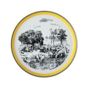 بشقاب غذاخوری زی مدل فرم اس   27 ویلیج درجه یک بسته 3 عددی\t