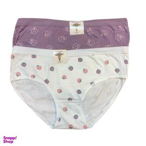 شورت زنانه مدل عروسکی نخ پنبه طرح خرگوش بسته 2 عددی