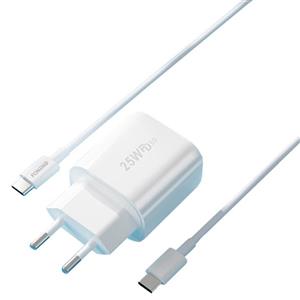 شارژر دیواری 25 وات فوننگ مدل U25 به همراه کابل تبدیل USB-C