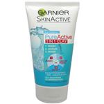 اسکراب لایه بردار پوست گارنیر ( گارنیه ) سری Skin Active مدل Pure Active حجم 150 میلی لیتر