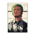 تابلو شاسی گوفی مدل زورو انیمه وان پیس طرح One Piece Zoro کد SUIT24