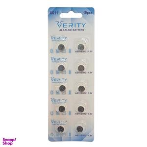 باتری ساعت وریتی مدل AG11-LR721-362-SR721-162 بسته 10 عددی