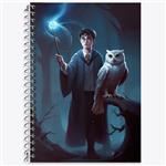 دفتر زبان 50 برگ خندالو مدل سه خط طرح هری پاتر (Harry Potter) کد F2456