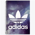 دفتر زبان 50 برگ خندالو مدل سه خط طرح آدیداس (Adidas) کد 36958