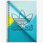 دفتر زبان 50 برگ خندالو مدل سه خط طرح آدیداس (Adidas) کد 36939