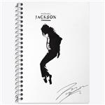 دفتر زبان 50 برگ خندالو مدل سه خط طرح مایکل جکسون (Michael Jackson) کد F1142