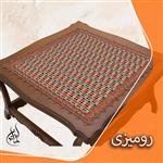 رومیزی مخمل لمینت دار لیزری ایران خاتون در ابعاد (۹۰ در ۹۰ ) کد۵۵