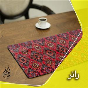 رانر مخمل لمینت دار لیزری ایران خاتون در ابعاد (۱۳۰ در ۴۰ ) کد ۱۴