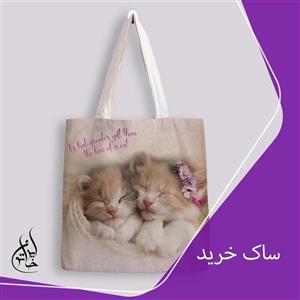 ساک  پارچه ای ایران خاتون در ابعاد (35 در 40) کد 4