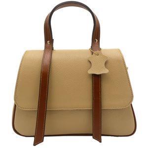 کیف دوشی زنانه مدل چرم طبیعی کد 146F