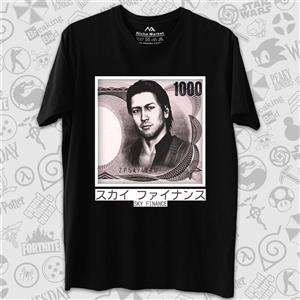 تیشرت Yakuza طرح Akiyama Sky Finance