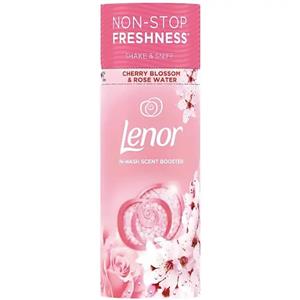 خوشبو کننده لباس و لباسشویی لنور با رایحه شکوفه گیلاس و گل رز 176 گرمی Lenor In-Wash Scent Booster