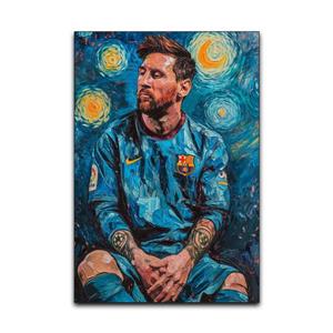 تابلو شاسی گوفی مدل فوتبالی بارسلونا مسی طرح Messi کد GOK24