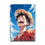 تابلو شاسی گوفی مدل لوفی انیمه وان پیس طرح One Piece Luffy کد LAF35