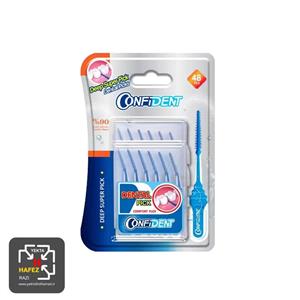 خلال بین دندانی کانفیدنت مدل Deep Super Pick بسته 48 عددی