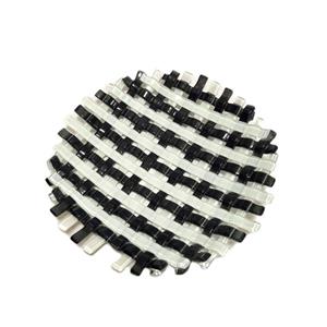 بشقاب شیشه ای آرانیک مدل همجوشی حصیری