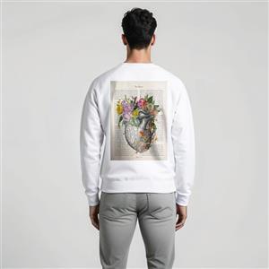 سویشرت مردانه مدل دورس کد 14020909a رنگ سفید