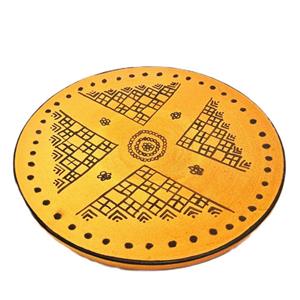 بشقاب دیوارکوب سفالی آرانیک مدل کلپورگان