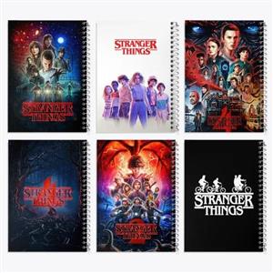 دفتر لغت 50 برگ خندالو طرح استرنجر تینگز (Stranger Things) کد F871